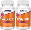 NOW Supplementen, Daily VitsTM, One Tablet Daily with Lutein & Lycopeen, 100 Tablets (Pack of 2)