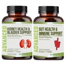 Nier Reiniging Detox & Reparatie en Blaas Ondersteuning- Nieren Ondersteuning Supplement voor Nieren Herstel met Chanca Piedra, Cranberry, Juniper Bessen voor Nieren Detox en Bladder Gezondheid.60 Day Supply