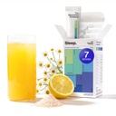 Slaaphulp poeder - Calming Drink voor diepe slaap met liposomale saffraan, Magnesium & PharmaGABA Melatonine-vrije natuurlijke supplement om stress te verminderen en de kwaliteit van de slaap kamille lemonade te verbeteren 7 Sticks
