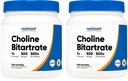 Nutricost Pure Choline Bitrate Poeder 500G (2 flessen)