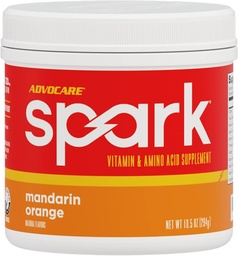 Advocare Spark - Energie Drink Mix - Vitamine & Aminozuur Supplement - Ondersteunt Energie & Focus - Draagbare Immuun Ondersteuning - Suikervrije - Mandarijn Oranje (10,5 oz)