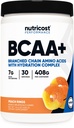 Nutricost BCAA + Hydration Powder (Peach Rings) 30 Serves - Branched Chain Amino Acids with Hydration Complex - Glutenvrij, Non-GMO