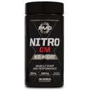 PMD Sports Nitro CM Oxyde nitrique avec supplément de préentraînement Agmatine - Croissance musculaire et pompe musculaire avec L Arginine - Boost d'endurance pour l'entraînement Hardcore et la musculation Préentraînement (180 capsules)