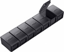 Extra Large Pill Organizer Weekly, KAPENS Daily Pill Case Box Large Capacity Compartments, 7 Day Pill Containers for Medicine Supplements Vitamin Fish Oil, Black