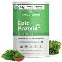 Sprout Living Epic Protein, Plant Based Protein & Superfoods Powder, Green Kingdom 