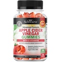 Apple Cider Vinegar Gummies for Weight Loss - ACV Gummies with The Mother for Women & Men - Energy Boost Bloat Decompensative & Immune Support - Vitamine B12 B6 B 9 Folic Acid - Vegan Detox Cleanse -90Ct