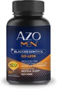 AZO Mannen Bladder Control, Dagelijkse Bladder Ondersteuning Ontworpen Speciaal voor Mannen Helpt Handhaaft Gezonde Bladder Controle en Verminder Occasional Urgency*, Ondersteunt Prostaat Gezondheid*, 30 CT