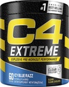 C4 Extreme Pre Workout Powder Icy Blue Razz 