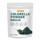 Poudre de Chlorella Poudre de chlorophylle naturelle, soutient le système immunitaire et la fonction hépatique, garder la jeunesse, végétalien, riche en protéines végétales et vitamines, 8 oz.