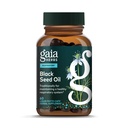 Gaia Kruiden Zwarte Zaadolie - Cold-Pressed Capsules voor Lung, Respiratory, en Antioxidant Ondersteuning - met Biologische Nigella Zaadolie - Herbal Supplement - 60 Vegan Liquid Phyto-Capsules (30-Dag Supply)