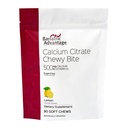 Bariatrische Voordeel Calcium citraat Chewy Bites 500 mg - Zeer absorbeerbaar & graafbaar - Vitamine D3 - gemakkelijk te kauwen calciumsupplement - Citroen smaak - 90 Tel.