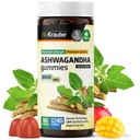 BIO KRAUTER Ashwagandha Gummies for Women & Men - 2000 mg kracht - 90 Kauwen voor Mood Ondersteuning - Kauwbare Ashwagandha Supplementen - Vegan - Mango smaak