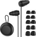 Ear Plugs voor Slaapgeluid Cancelling, Herbruikbare Gehoorbescherming Oordop voor 25 en 32db Geluidsreductie,6 Pair Eartips in S/M/L met Black Storage Case voor Focus,Study,Work,Concert