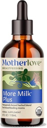Moederliefde Meer melk Plus Tinctuur (4 oz Value Size) Fenegriek-based Borstvoeding Supplement ter ondersteuning van de Breast Milk Supply