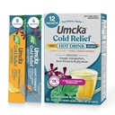 Nature's Way Cold Relief Hot Drink, Umcka, Homeopathische, Klinisch Bewezen Pelargonium Sidoiden 1X, voor Hoest, Congestie, Sore Throat, Stuffy Neus, Dag en Nacht Formule, 12 Packets (Verpakking mei Vary)