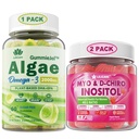 LILICARE Bundle: Vegan Omega 3 Supplement Gummies & Inositol Gummies Ideaal 40:1 Ratio Myo & D-Chiro Inositol