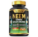 Neem Leaf Supplement - 8in1 Formule - Combineer met Kurkuma, Ceylon Cinnamon, Ginger, Tulsi, Ginkgo Biloba, Amla en Black Pepper - Immune Health Support - 150 Vegan Capsules