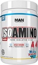 Man Sports ISO-Amino BCAA Amino Acid Powder, Blue Bomb-Sicle, 30 Servings, 210 Gram