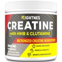Creatine HMB, Creatine Powder for Men & Women, Micronized Creatine Monohydraat for Muscle Growth & Recovery and Increased Strength, Performance, Creatine HMB with Glutamine, Gluten Free, 30 Servings