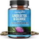 Leverontgifting en reiniging - 28-in-1 Lever Reparatie & ondersteuningssupplement voor mannen & vrouwen met melkdistel, Apple Cider Vinegar, Dandelion Root Extract & Artichoke Extract - Niet-GMO, 60 capsules