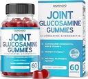 Glucosamine Chondroitin Gummies Joint Supplement - Glucosamine Gummies voor volwassenen Voedingssupplementen - Joint Supplements for Men & Women - Delicious Raspberry Flavor - (60 Tel.)