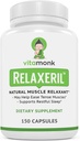 VitaMonk RelaxerilTM Relaxeur musculaire tout naturel - Supplément Relaxeur musculaire - Formule de relaxation musculaire complète
