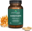Prominent Nutrition Cordyceps Supplement - bevordert vitaliteit - 1000 mg, 60 Tellen