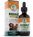 Essiac pour les animaux de compagnie (USDA Organic) Des gouttes quotidiennes pour le soutien immunitaire et la longévité (Dropper) Pré-mesure Formule concentrée sans alcool (59ml)