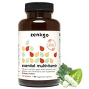Zenkgo Vrouwenvitaminen + Probiotica 25B CFU + Biologische Gehele Voeding, Ondersteunt Immuniteit, Digestie, Energie, Dagelijkse Vitaminen A, E, B6, B12, Vegan D3, K2 (MK-7), Folaat, Mineralen, Superfoods(60Ct/30Dag)