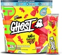 GHOST Hydration Packets, Sour Patch Kids Redberry, 24 Sticks, Electrolyte Powder - Drink Mix Supplement met Magnesium, Kalium, Calcium, Vitamine C - Veganistisch, vrij van soja, Suiker & Gluten