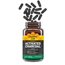 Country Life Actived Organic Coconut Charcoal Capsules, 260mg 