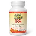 Natuurlijke Factoren, Fosfatidylserine, Ondersteuning voor Geheugen, Concentratie en Hersenfuncties, Soja en Glutenvrij, 120 Softgels