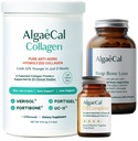 ALGAECAL Calcium, Vitamine D3 & Collagen Bundle – Collagène avec Vérisol, Fortibone et Fortigel cliniquement soutenu, Plus 13 Bone support Minéraux et Vitamine ADEK pour Bone Health & Anti-Aging
