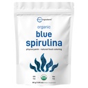 Organisch Blue Spirulina Powder (Phycocyanin Extract), 30 porties - No Fishy Smell, 100% Vegan Protein from Blue-Green Algen, Natural Luminous Food Coloring for Smoothies, Baking, Drinks & Cooking