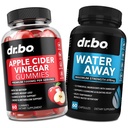 DR. BO ACV Gummies & Water Away Pillen - 1000MG Apple Cider Vinegar Gummies & Water Retention Diuretics for Digestie, Gut Health, Mtomach Bloating & Leg Swelling