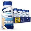 S'assurer que la nutrition originale de la vanille agite avec la fibre de la petite farine agite prêt à boire, 9g de protéines, 27 vitamines et minéraux 8 fl oz - 24 Pack