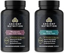 Nutrition ancienne Mutrivitamine gélules pour hommes une fois par jour, 30 compte + multivitamine gélules pour femmes une fois par jour, 30 compte