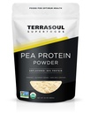 Terrasoul Superfoods Protéines de pois organiques (Texture lisse et non aromatisée), 1,5 livre
