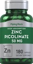 Piping Rock Zink Picolinate 50mg 
