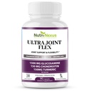 Glucosamine Chondroitin MSM Joint Supplement with Turmeric & Boswellia - Joint Support for Men & Women - Promoteds Mobility - Flexibiliteit & Comfort &amp; Joint Health Made in USA 90 Capsules