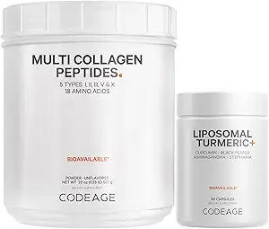 Joint & Immuun Support Duo: Collageen Peptides Powder and Turmeric