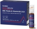 Optima Vital - melkdistel (Silymarin 130mg) voor levergezondheid, leversupplement, stressrelief en immuunondersteuning, met vitamine B, C, D, E en Rhodiola, 10-dagenvoorziening
