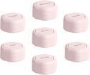 Cadence Travel Containers - Pill Case Set - Magnetic Travel Capsules,Daily Medicine Organizer for Pills, Supplements, & Vitamins - 7 Flex Smalls (0.56oz) for Weekly Pill Organizer - Petal