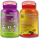 COMPLETS STUDIO quercetine met bromelaïne, vitamine C & zink + plantaardige calcium, magnesium, D3, K2 & turmeric 