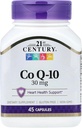 21st Century Co Q10 30 mg Capsules, 45 Nombre (21341)