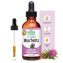 Botanische keuze Melkdistel Liquid Extract, Alcoholvrij, Glutenvrij, Snel handelende traditionele lever favoriet, 1 fl. oz