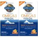 Tuin van het leven EPA/DHA Omega 3 Visolie - Minami Natuurlijke Hersenfunctie, Hart en Mood Supplement, 120 Tellen (60-ct 2-pack)