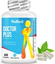 NuBest Doctor Plus met Calcium, Vitamine D3, Vitamine K2 (MK7), Magnesium Capsules voor Bot Kracht, Gezonde Bonen, Immuniteit, Calcium Max Absorptie voor Leeftijd 10+ 
