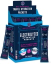 KEY NUTRIËNTEN Electrolytes Powder Packets 20 Pack - No Sugar, Delicious Blue Raspberry, Hydration Packets with Electrolyte Powder for Refreshing Electrolyte Drink Mix Packets - Zero Calories