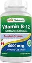 Best Naturals Vitamine B12 6000 mcg 120 tabletten